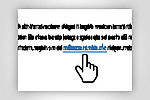 Screenshot eines Links mit einer Maus, die gerade darauf klickt.