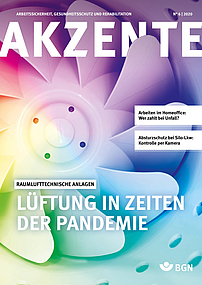 	Titelbild Akzente N° 6 | 2020 - Lüftung in Zeiten der Pandemie