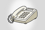 Illustration eines Telefons.